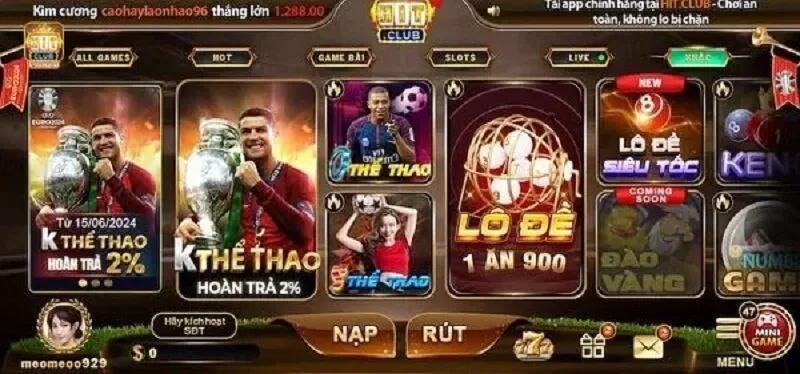 Cá cược thể thao Hitclub uy tín hàng đầu