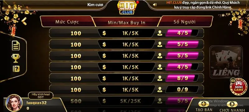 liêng hit club